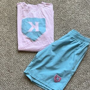 Kids Matching Set in Pink and Blue